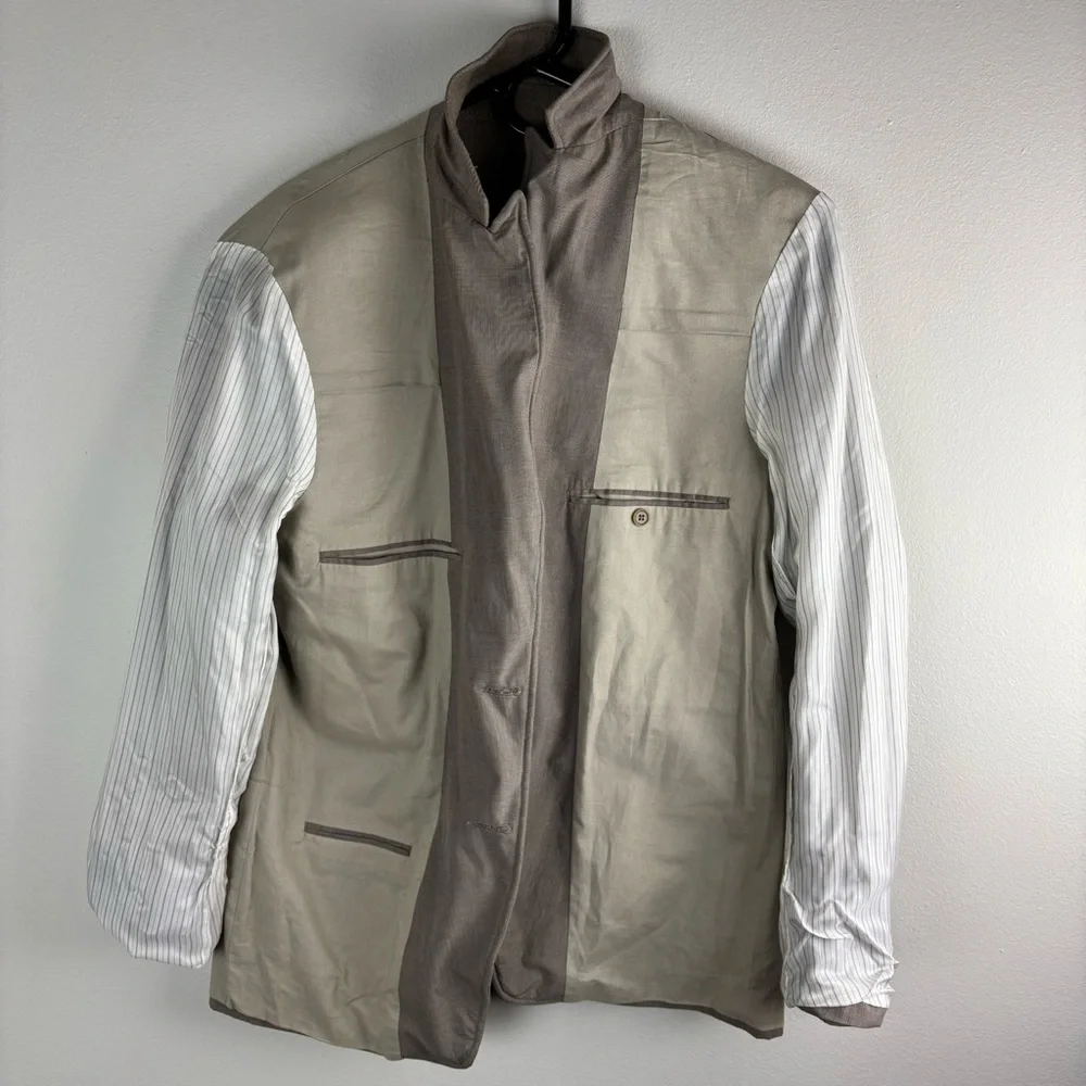 John Varvatos USA Blazer Men’s Size 42 Jacket Wire Inserts Casual Sport Coat